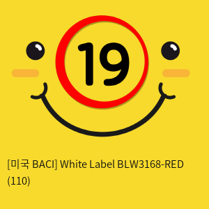 [미국 BACI] White Label BLW3168-RED (110)